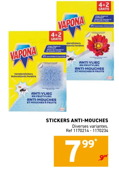 Offre: Stickers anti-mouches