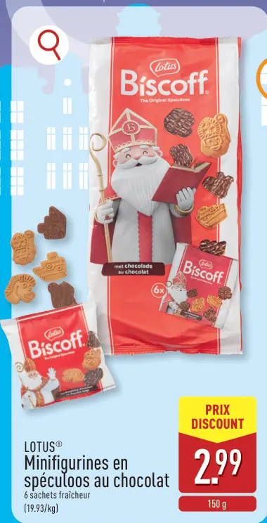 Offre: Minifigurines en spéculoos au chocolat