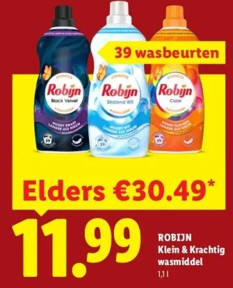 Aanbieding: Klein & Krachtig wasmiddel