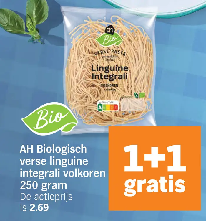 Aanbieding: Biologisch verse linguine integrali volkoren