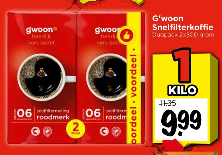 Aanbieding: Snelfilterkoffie