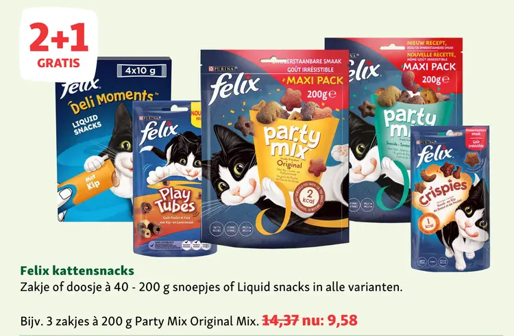 Aanbieding: Felix kattensnacks