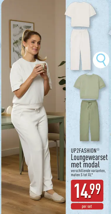 Promotie: Tenue d'intérieur en modal