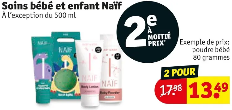 Offre: Soins bébé et enfant