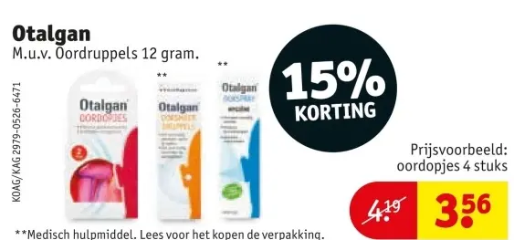 Aanbieding: Otalgan oordruppels