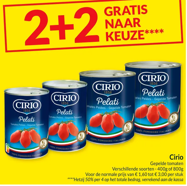 Promotie: Cirio