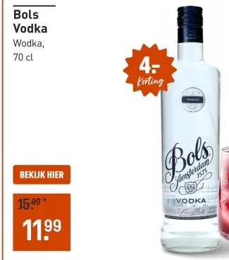 Aanbieding: Bols Vodka