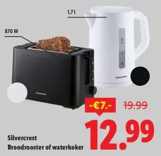 Aanbieding: Broodrooster of waterkoker