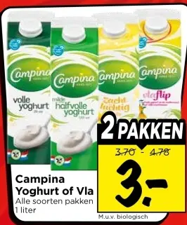 Aanbieding: Yoghurt of Vla