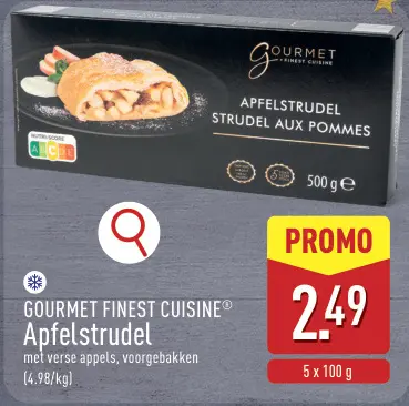 Promotie: Apfelstrudel