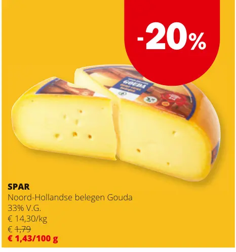 Promotie: Noord-Hollandse belegen Gouda