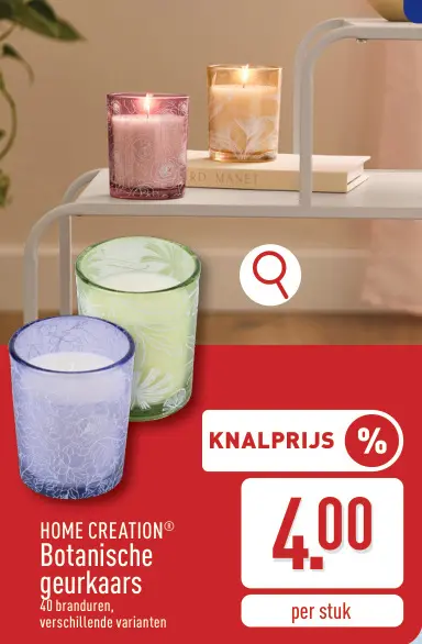Promotie: Botanische geurkaars