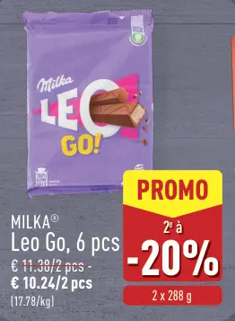 Offre: MILKA® Leo Go