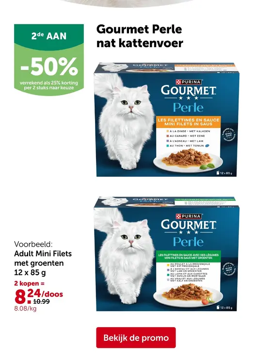 Promotie: Adult Mini Filets met groenten