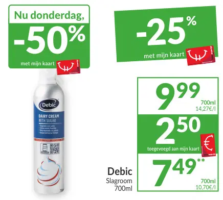 Promotie: Slagroom