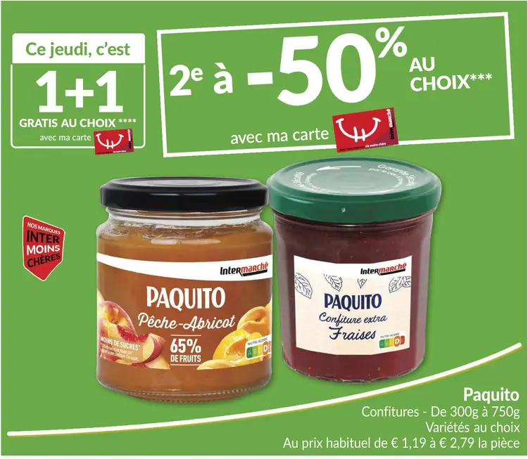 Offre: Paquito Confitures