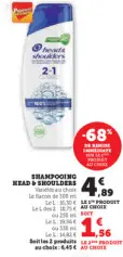Offre: SHAMPOOING HEAD & SHOULDERS