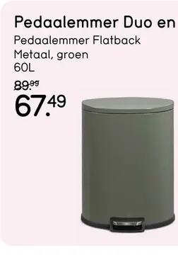 Aanbieding: Pedaalemmer Flatback