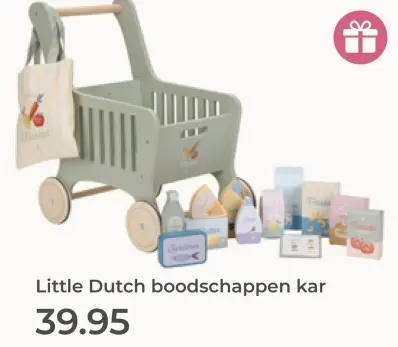 Aanbieding: boodschappen kar