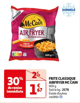 Aanbieding: FRITE CLASSIQUE AIRFRYER MC CAIN