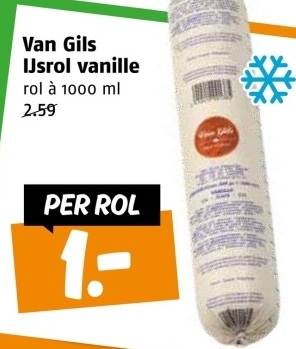 Aanbieding: Van Gils IJsrol vanille rol