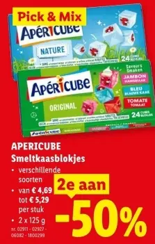 Promotie: Smeltkaasblokjes