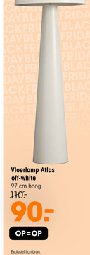 Aanbieding: Vloerlamp Atlas off-white