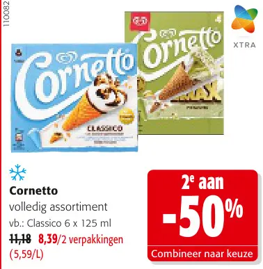 Promotie: Cornetto