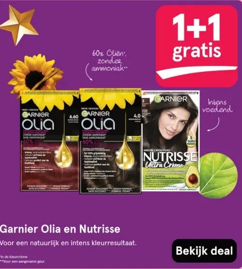 Aanbieding: Garnier Olia en Nutrisse