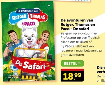 Aanbieding: De avonturen van Rutger, Thomas en Paco - De 