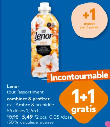 Offre: Adoucissant