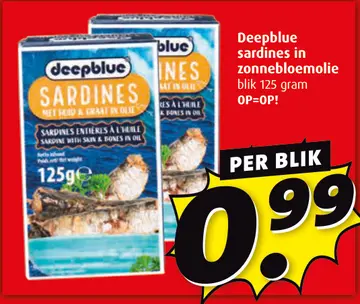 Aanbieding: Deepblue sardines