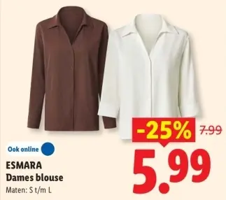 Aanbieding: Dames blouse
