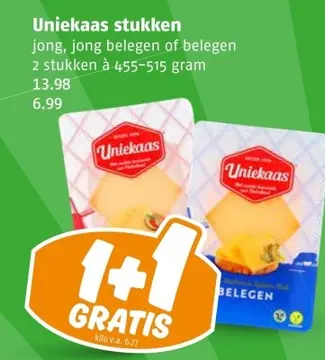 Aanbieding: Uniekaas stukken