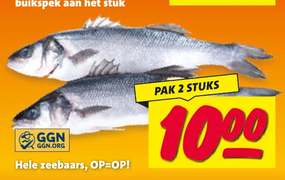 Aanbieding: Hele zeebaars