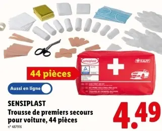 Offre: Trousse de premiers secours pour voiture