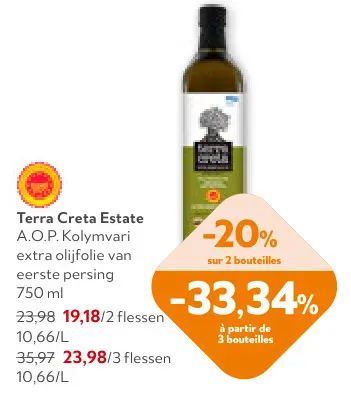 Offre: Terra Creta Estate A.O.P. Kolymvari extra oli