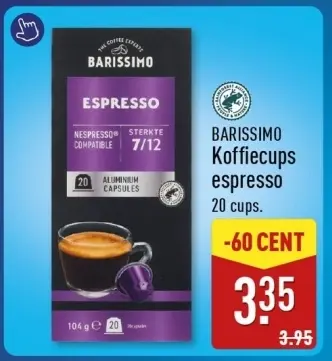 Aanbieding: Koffiecups espresso