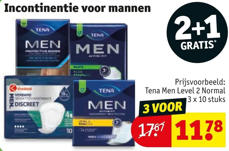 Aanbieding: Incontinentie voor mannen
