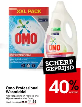 Aanbieding: Omo Professional Wasmiddel