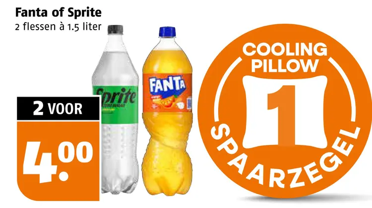 Aanbieding: Fanta of Sprite