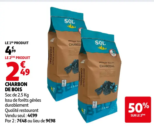 Offre: Charbon de bois