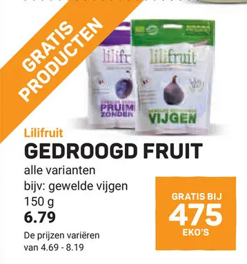 Aanbieding: Gedroogd fruit