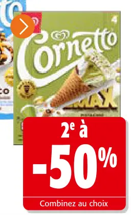 Offre: Cornetto tout l'assortiment