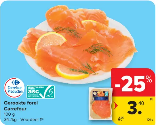 Promotie: Gerookte forel