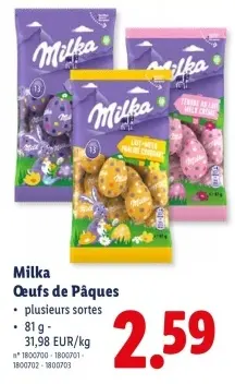 Offre: Oeufs de Pâques