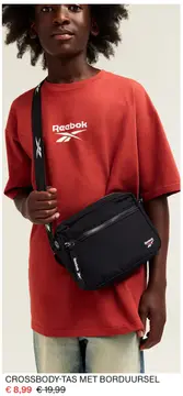 Aanbieding: Crossbody-tas met borduursel
