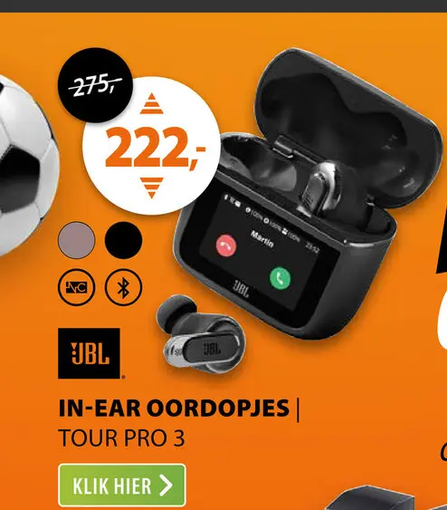 Aanbieding: JBL Tour Pro 3 Zwart