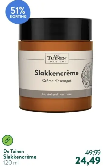 Aanbieding: Slakkencrème