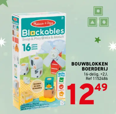 Aanbieding: Bouwblokken boerderij